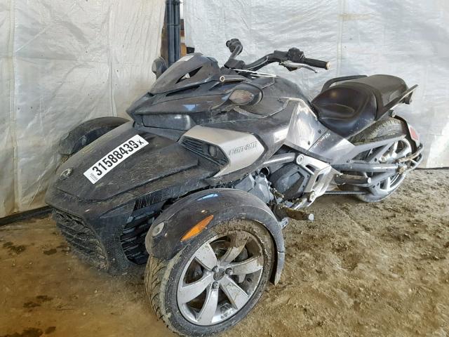 2BXRDCD26FV001412 - 2015 CAN-AM SPYDER ROA BLACK photo 2