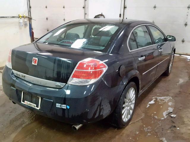 1G8ZV57718F280443 - 2008 SATURN AURA XR BLUE photo 4