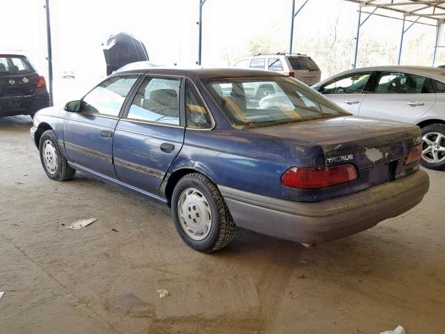 1FACP52U9NA222212 - 1992 FORD TAURUS GL BLUE photo 3