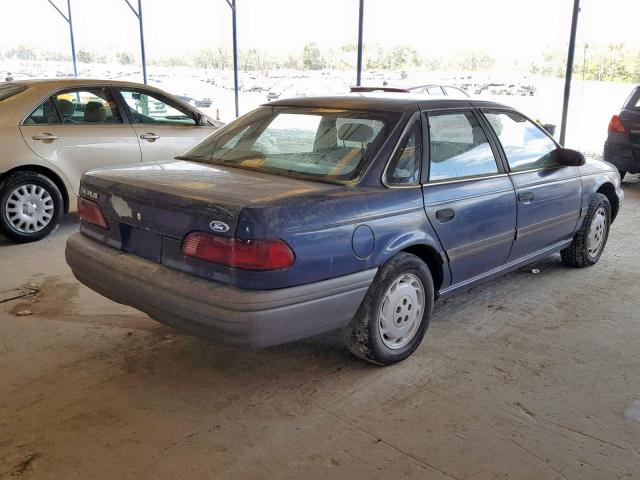 1FACP52U9NA222212 - 1992 FORD TAURUS GL BLUE photo 4