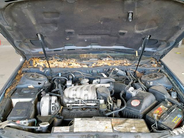 1FACP52U9NA222212 - 1992 FORD TAURUS GL BLUE photo 7