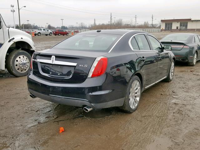 1LNHL9DR2AG614625 - 2010 LINCOLN MKS BLACK photo 4