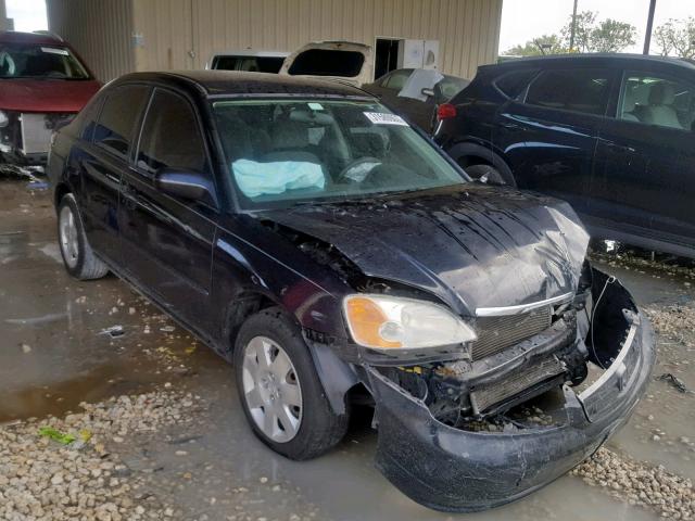 2HGES15112H585453 - 2002 HONDA CIVIC DX BLACK photo 1