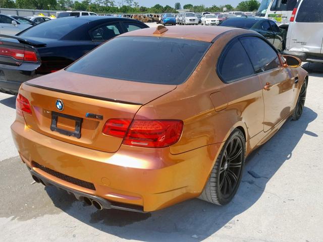 WBSWD93539P361553 - 2009 BMW M3 ORANGE photo 4