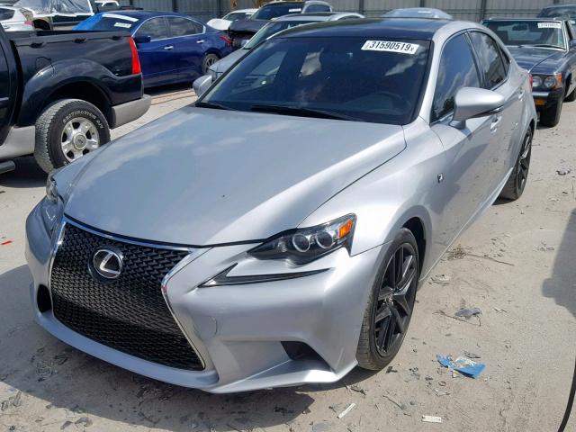 JTHBF1D20E5026874 - 2014 LEXUS IS 250 SILVER photo 2