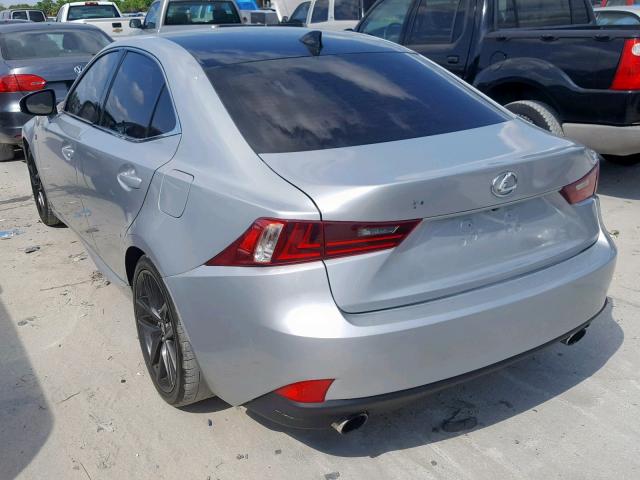 JTHBF1D20E5026874 - 2014 LEXUS IS 250 SILVER photo 3