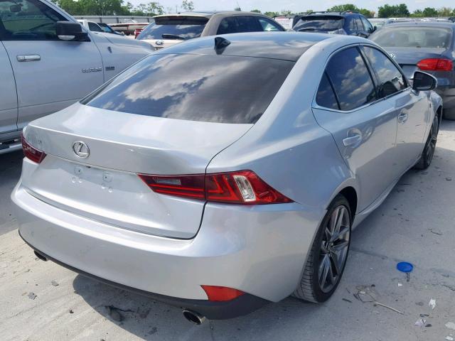 JTHBF1D20E5026874 - 2014 LEXUS IS 250 SILVER photo 4