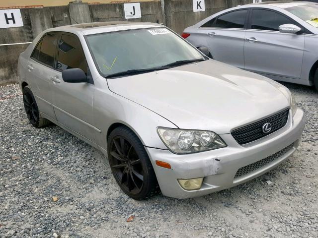 JTHBD192920053059 - 2002 LEXUS IS 300 GRAY photo 1