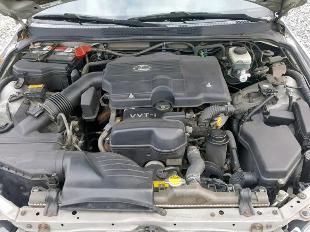 JTHBD192920053059 - 2002 LEXUS IS 300 GRAY photo 7