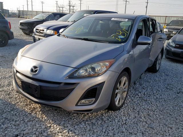 JM1BL1H57A1186881 - 2010 MAZDA 3 S GRAY photo 2