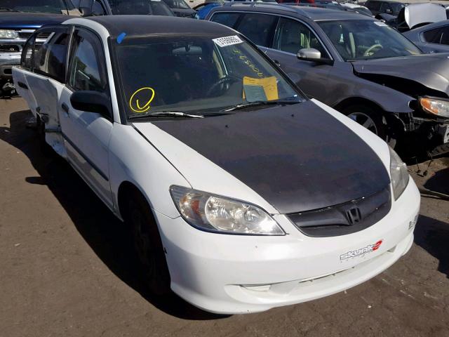 2HGES16334H637376 - 2004 HONDA CIVIC DX V WHITE photo 1