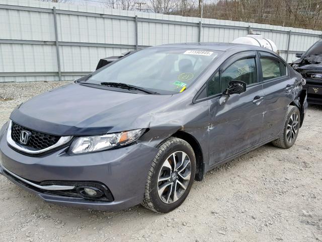 19XFB2F9XDE006973 - 2013 HONDA CIVIC EXL GRAY photo 9