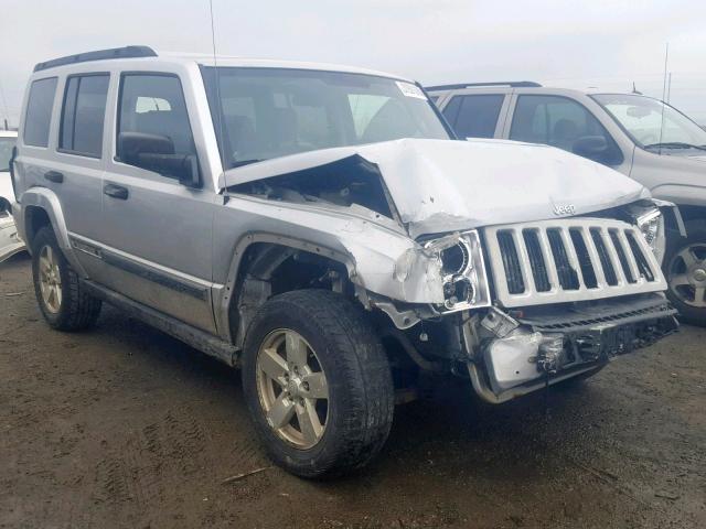 1J8HG48N36C212364 - 2006 JEEP COMMANDER SILVER photo 1