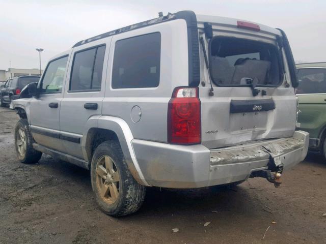 1J8HG48N36C212364 - 2006 JEEP COMMANDER SILVER photo 3
