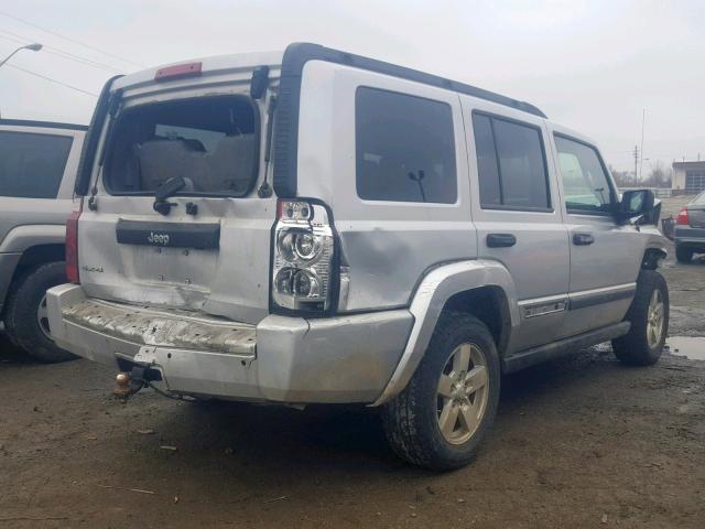1J8HG48N36C212364 - 2006 JEEP COMMANDER SILVER photo 4