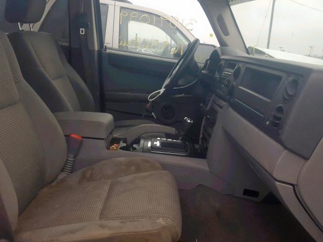 1J8HG48N36C212364 - 2006 JEEP COMMANDER SILVER photo 5