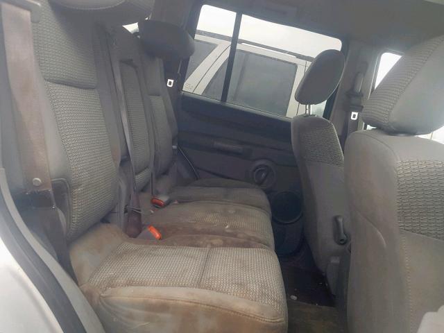 1J8HG48N36C212364 - 2006 JEEP COMMANDER SILVER photo 6