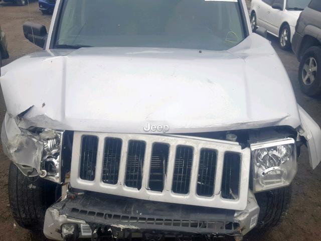 1J8HG48N36C212364 - 2006 JEEP COMMANDER SILVER photo 7