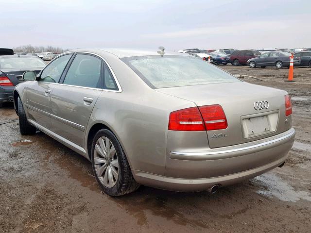 WAUMV94E88N012857 - 2008 AUDI A8 L QUATT BEIGE photo 3