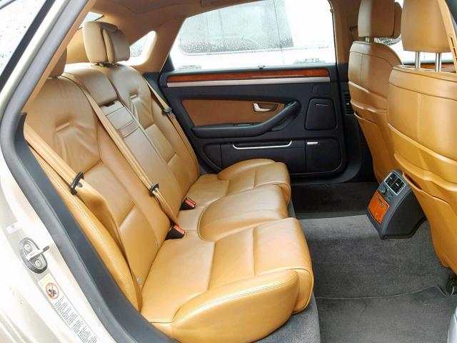 WAUMV94E88N012857 - 2008 AUDI A8 L QUATT BEIGE photo 6