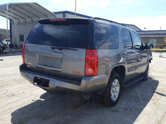 1GKFK13048J211573 - 2008 GMC YUKON GRAY photo 4