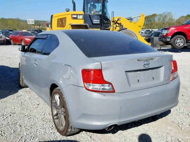 JTKJF5C73B3011271 - 2011 TOYOTA SCION TC GRAY photo 3