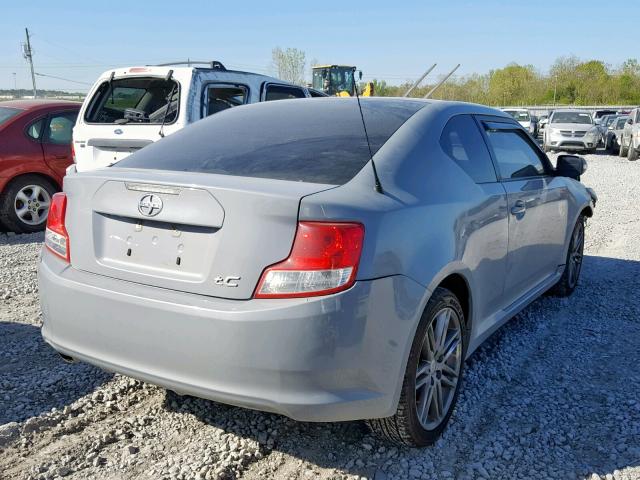 JTKJF5C73B3011271 - 2011 TOYOTA SCION TC GRAY photo 4