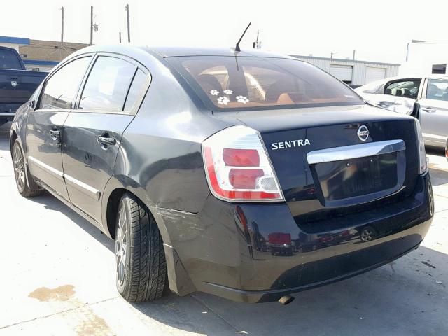 3N1AB6AP3AL661591 - 2010 NISSAN SENTRA 2.0 BLACK photo 3