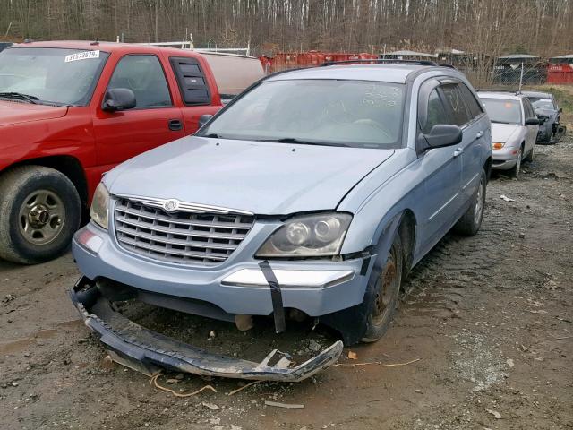 2C8GF68404R288443 - 2004 CHRYSLER PACIFICA BLUE photo 2