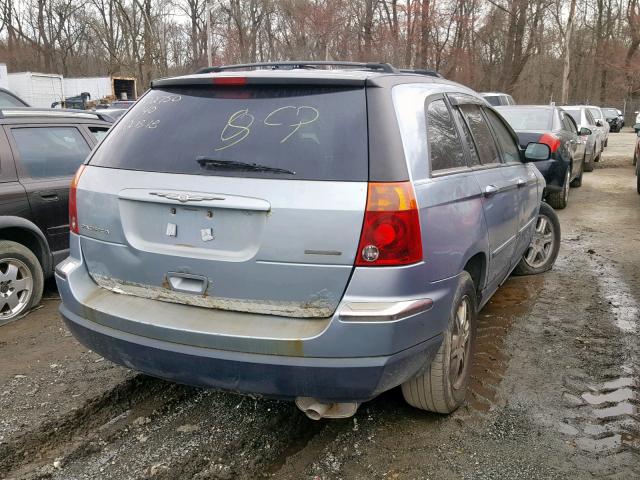 2C8GF68404R288443 - 2004 CHRYSLER PACIFICA BLUE photo 4