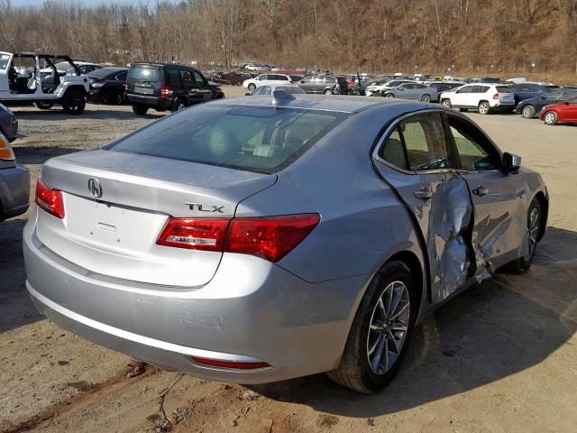 19UUB1F51KA000494 - 2019 ACURA TLX SILVER photo 4