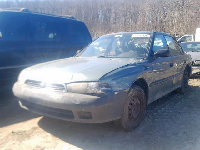 4S3BD4354T7211211 - 1996 SUBARU LEGACY L GREEN photo 2