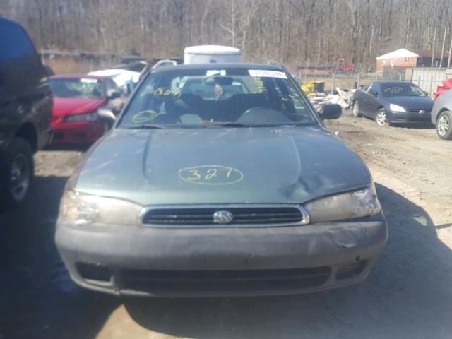 4S3BD4354T7211211 - 1996 SUBARU LEGACY L GREEN photo 9