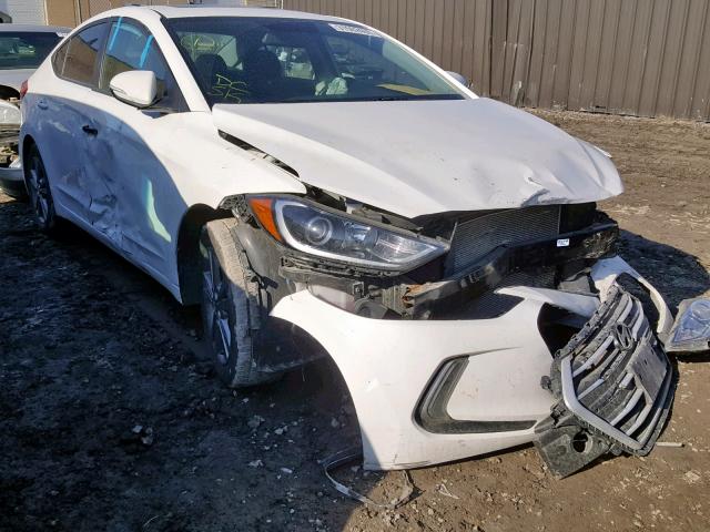 KMHD84LF9JU513495 - 2018 HYUNDAI ELANTRA SE WHITE photo 1