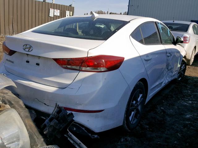 KMHD84LF9JU513495 - 2018 HYUNDAI ELANTRA SE WHITE photo 4