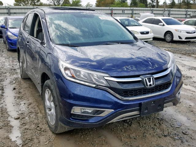 3CZRM3H59FG712115 - 2015 HONDA CR-V EX BLUE photo 1