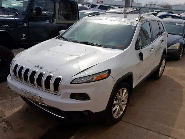 1C4PJLDS3EW258798 - 2014 JEEP CHEROKEE L WHITE photo 2