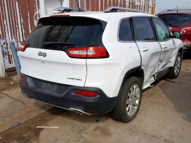 1C4PJLDS3EW258798 - 2014 JEEP CHEROKEE L WHITE photo 4