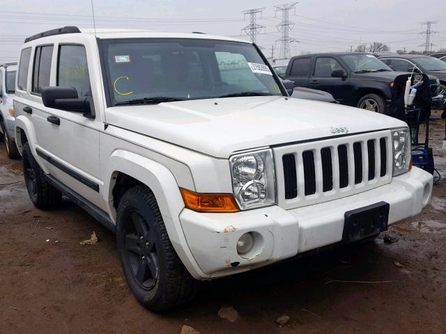 1J8HG48K96C334264 - 2006 JEEP COMMANDER WHITE photo 1