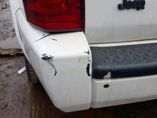 1J8HG48K96C334264 - 2006 JEEP COMMANDER WHITE photo 10