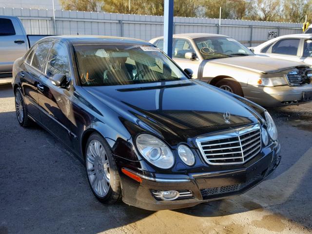 WDBUF56X78B296781 - 2008 MERCEDES-BENZ E 350 BLACK photo 1