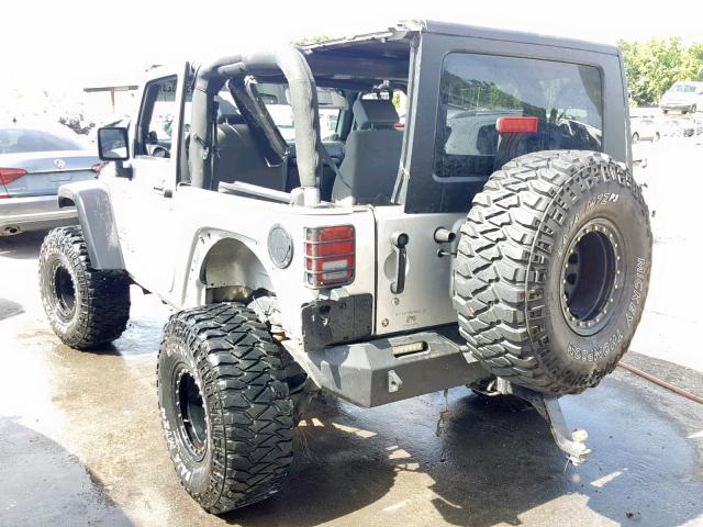 1J4AA2D11AL192779 - 2010 JEEP WRANGLER S ვერცხლისფერი ფოტო 3