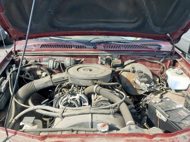 1B7GG23X2PS165528 - 1993 DODGE DAKOTA TWO TONE photo 7