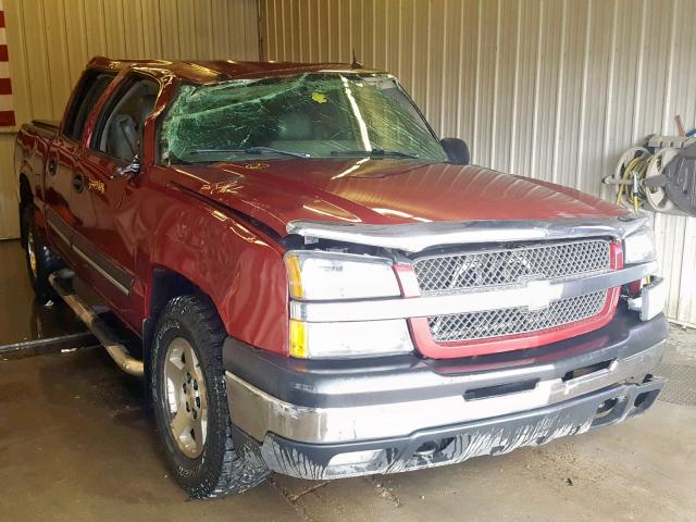 2GCEK13T451241910 - 2005 CHEVROLET SILVERADO RED photo 1