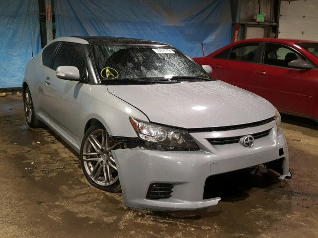 JTKJF5C78D3049016 - 2013 TOYOTA SCION TC ნაცრისფერი ფოტო 1