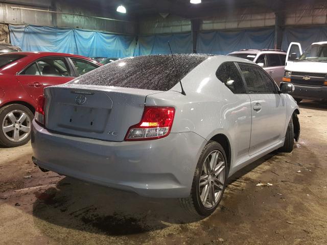 JTKJF5C78D3049016 - 2013 TOYOTA SCION TC ნაცრისფერი ფოტო 4