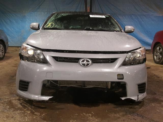 JTKJF5C78D3049016 - 2013 TOYOTA SCION TC ნაცრისფერი ფოტო 9