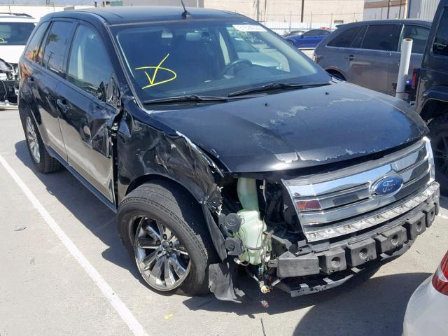 2FMDK38C98BA63292 - 2008 FORD EDGE SEL BLACK photo 1