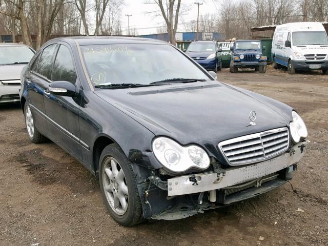 WDBRF84J53F427293 - 2003 MERCEDES-BENZ C 320 4MAT BLACK photo 1