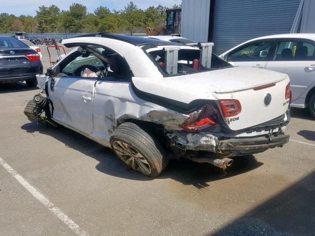 WVWFW8AH8DV008870 - 2013 VOLKSWAGEN EOS LUX 白色 照片 3